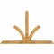 Ekena Millwork Richland Rough Sawn Timber Gable Bracket, Western Red Cedar, 72"W x 45"H x 4"D x 4"F, 15/12 Pitch GBW072X45X0404RIC00RWR - alternate 1
